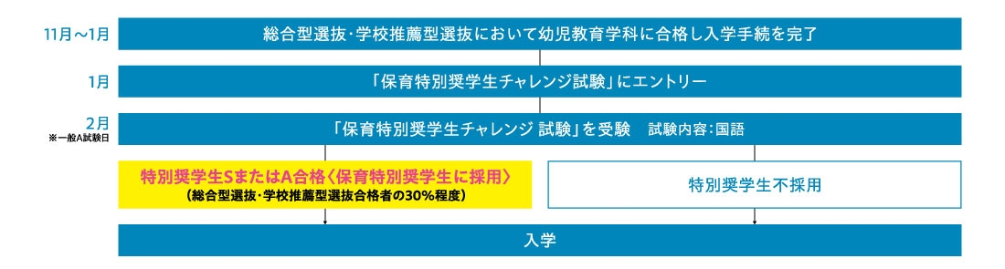 保育特別奨学生チャレンジ試験の選考方法