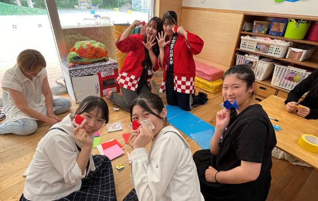 幼児教育学科 ワークショップの様子