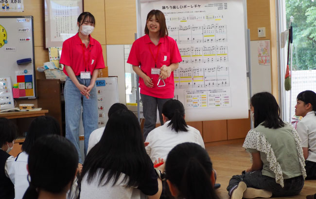 幼児教育学科 ワークショップの様子
